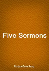 Five Sermons (커버이미지)