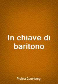 In chiave di baritono (커버이미지)