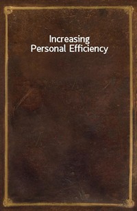 Increasing Personal Efficiency (커버이미지)