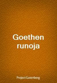Goethen runoja (커버이미지)