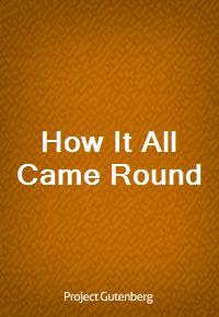 How It All Came Round (커버이미지)