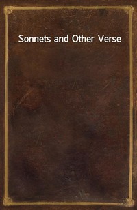 Sonnets and Other Verse (Ŀ̹)