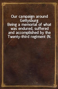 Our campaign around GettysburgBeing a memorial of what was endured, suffered and accomplished by the Twenty-third regiment (N. Y. S. N. G.) and oth (Ŀ̹)