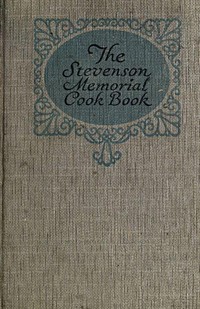 Stevenson Memorial Cook Book (Ŀ̹)