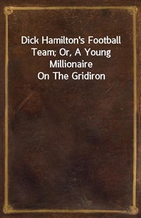 Dick Hamilton's Football Team; Or, A Young Millionaire On The Gridiron (커버이미지)