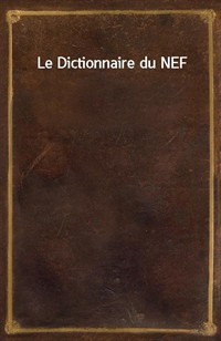 Le Dictionnaire du NEF (Ŀ̹)