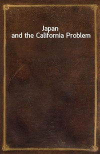 Japan and the California Problem (커버이미지)