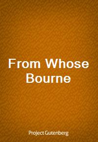 From Whose Bourne (커버이미지)