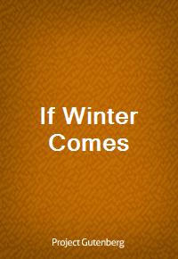 If Winter Comes (커버이미지)