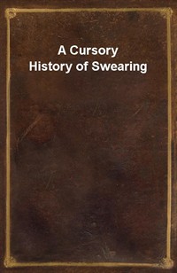 A Cursory History of Swearing (커버이미지)