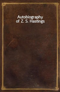 Autobiography of Z. S. Hastings (커버이미지)