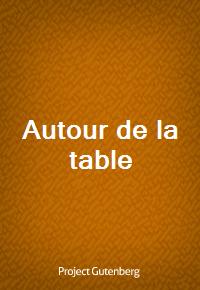 Autour de la table (커버이미지)