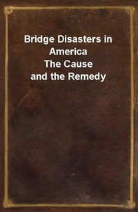 Bridge Disasters in AmericaThe Cause and the Remedy (커버이미지)