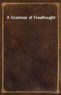 A Grammar of Freethought (커버이미지)
