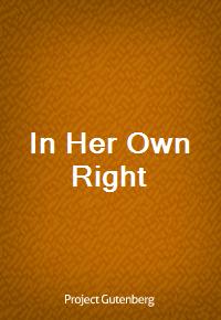 In Her Own Right (커버이미지)
