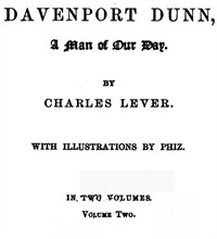 Davenport Dunn, a Man of Our Day. Volume 2 (of 2) (커버이미지)