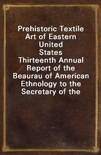 Prehistoric Textile Art of Eastern United StatesThirteenth Annual Report of the Beaurau of American Ethnology to the Secretary of the Smithsonian I (Ŀ̹)