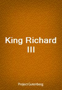 King Richard III (커버이미지)