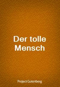 Der tolle Mensch (커버이미지)