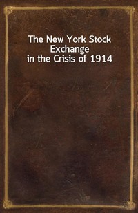 The New York Stock Exchange in the Crisis of 1914 (Ŀ̹)