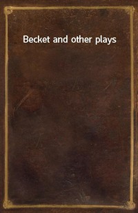 Becket and other plays (커버이미지)