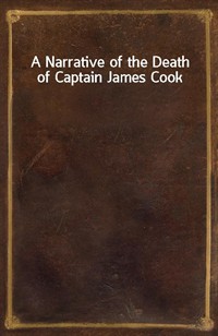 A Narrative of the Death of Captain James Cook (커버이미지)