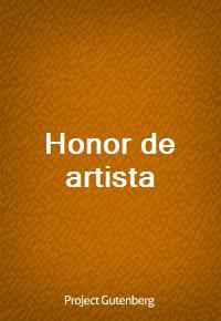 Honor de artista (커버이미지)