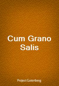 Cum Grano Salis (커버이미지)