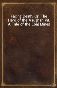 Facing Death; Or, The Hero of the Vaughan Pit: A Tale of the Coal Mines (커버이미지)