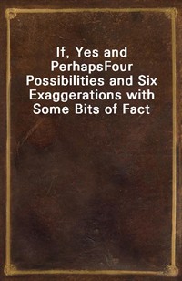 If, Yes and PerhapsFour Possibilities and Six Exaggerations with Some Bits of Fact (커버이미지)