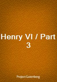 Henry VI / Part 3 (커버이미지)