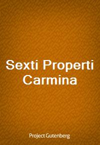 Sexti Properti Carmina (Ŀ̹)