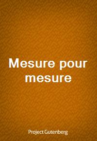 Mesure pour mesure (Ŀ̹)