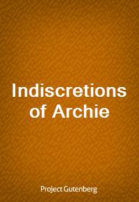 Indiscretions of Archie (커버이미지)