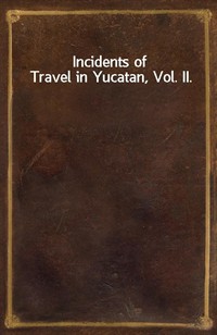 Incidents of Travel in Yucatan, Vol. II. (커버이미지)