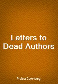 Letters to Dead Authors (Ŀ̹)