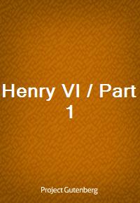 Henry VI / Part 1 (커버이미지)