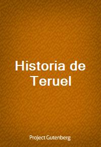 Historia de Teruel (커버이미지)