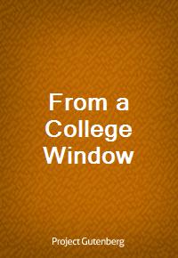 From a College Window (커버이미지)