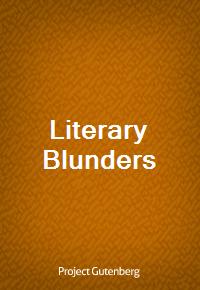 Literary Blunders (Ŀ̹)