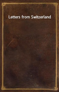 Letters from Switzerland (Ŀ̹)