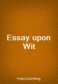 Essay upon Wit (커버이미지)