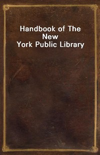 Handbook of The New York Public Library (커버이미지)