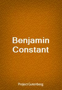 Benjamin Constant (커버이미지)