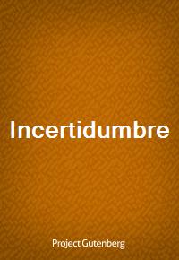 Incertidumbre (커버이미지)