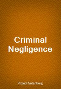 Criminal Negligence (커버이미지)