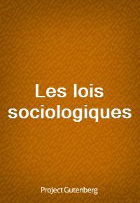 Les lois sociologiques (Ŀ̹)