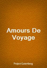 Amours De Voyage (커버이미지)