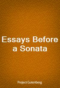 Essays Before a Sonata (커버이미지)