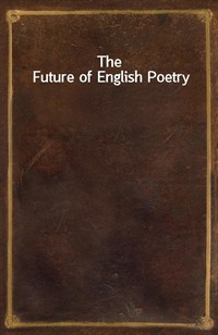 The Future of English Poetry (커버이미지)